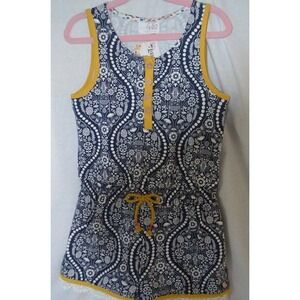 NWT Matilda Jane 435 Girl's size 10 Joanna Gaines Southern Sun Romper Camp MJC S